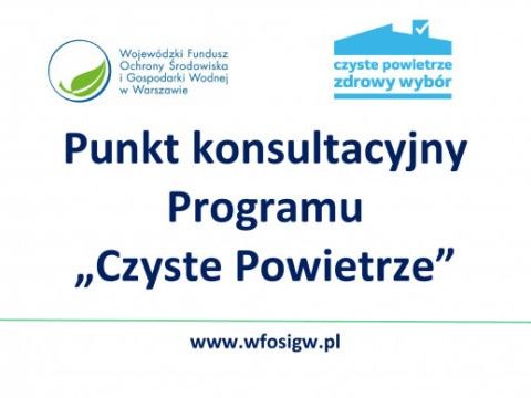 Punkt konsultacyjny Programu Czyste Powietrze w Gminie Podegrodzie