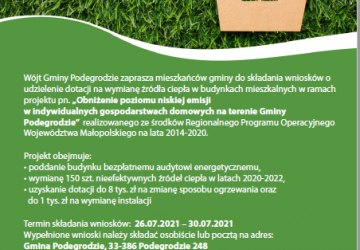 Nabór uzupełniający na wymianę źródeł ciepła