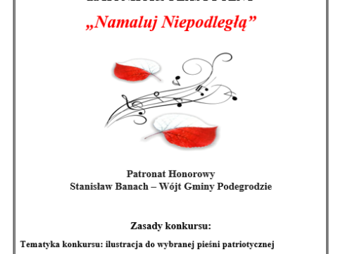 Namaluj Niepodległą - konkurs plastyczny