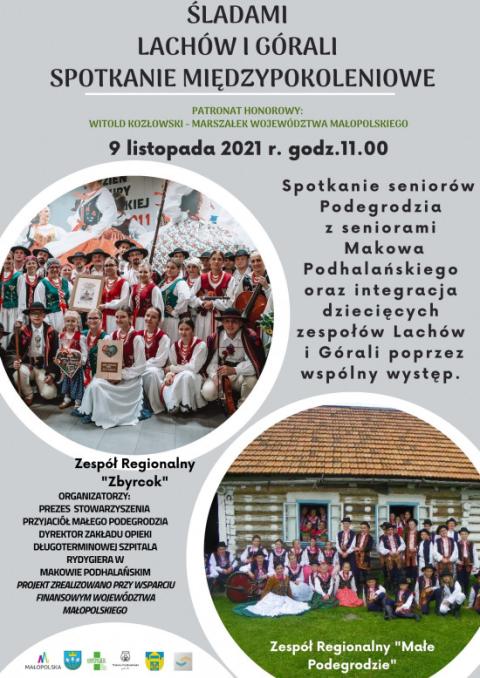 Gmina Podegrodzie w Makowie Podhalańskim "Śladami Lachów i Górali - spotkanie międzypokoleniowe".