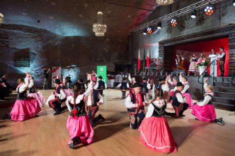 Małe Podegrodzie na Wieczornicy Patriotycznej w Kopalni Soli Wieliczka