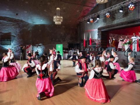 Małe Podegrodzie na Wieczornicy Patriotycznej w Kopalni Soli Wieliczka