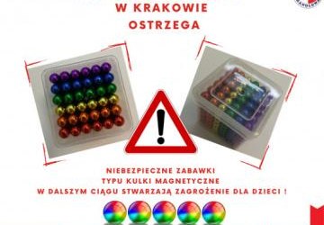 Ostrzeżenie Inspekcji Handlowej w Krakowie przed szczególnie niebezpieczną „zabawką”!