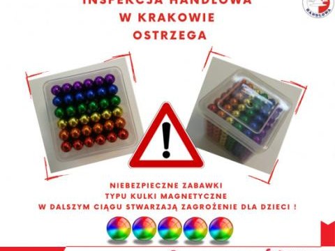 Ostrzeżenie Inspekcji Handlowej w Krakowie przed szczególnie niebezpieczną „zabawką”!