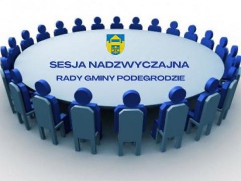 Zaproszenie na Sesję Nadzwyczajną Rady Gminy Podegrodzie