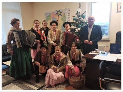 Z kolędą u Wójta