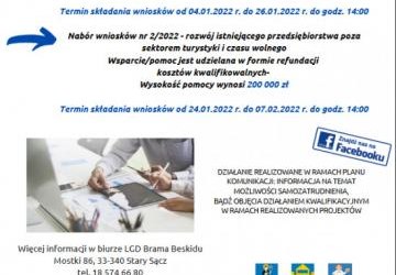 Komunikat LGD Brama Beskidu