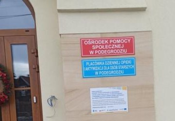Nowe meble i wyposażenie dla OPS w Podegrodziu