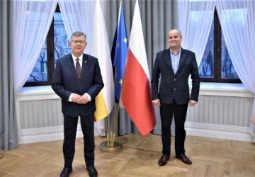 Spotkanie Wójta Gminy Podegrodzie z Marszałkiem Województwa Małopolskiego w agendzie UMWM w Nowym Sączu