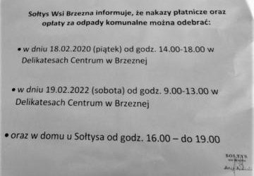 Gdzie odebrać nakazy płatnicze i opłaty ZGK w Brzeznej?