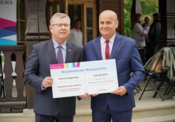 Promesa dla Gminy Podegrodzie na budowę tężni solankowej