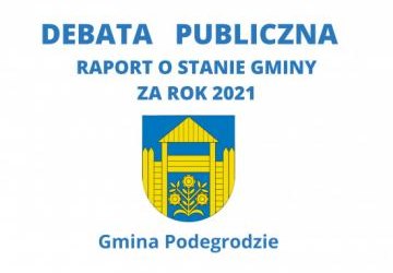 Debata publiczna - raport o stanie Gminy za 2021 rok