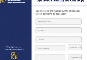 Wypełnij obowiązkową deklarację CEEB