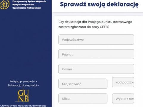 Wypełnij obowiązkową deklarację CEEB
