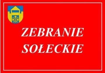 Harmonogram zebrań sołeckich