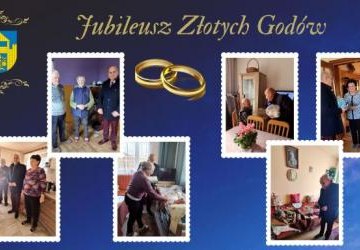 Wójt odwiedził w domach pary małżeńskie obchodzące swój Jubileusz