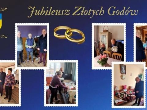 Wójt odwiedził w domach pary małżeńskie obchodzące swój Jubileusz