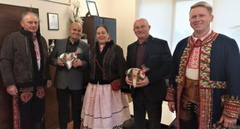 Podziękowania dla Wójta Gminy od Regionalnego Zespołu Podegrodzie