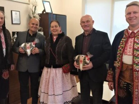 Podziękowania dla Wójta Gminy od Regionalnego Zespołu Podegrodzie