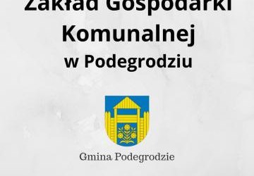 Zakład Gospodarki Komunalnej w Podegrodziu podpisał 3 umowy