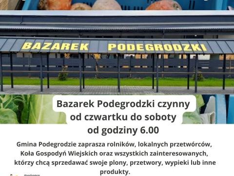 Bazarek Podegrodzki ponownie otwarty!