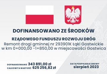 Remont drogi gminnej Łąki Gostwickie