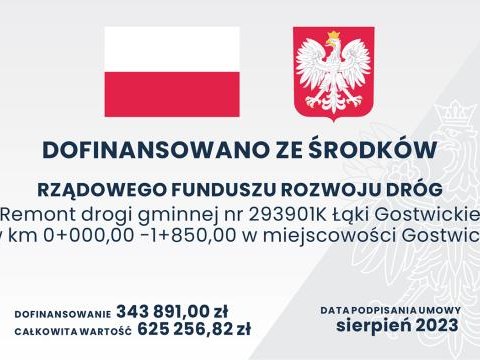 Remont drogi gminnej Łąki Gostwickie