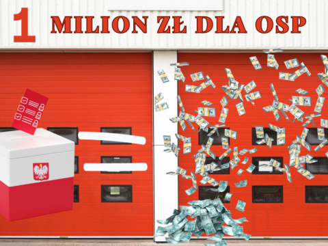 Wysoka frekwencja na wyborach = 1 milion zł dla gminnych OSP