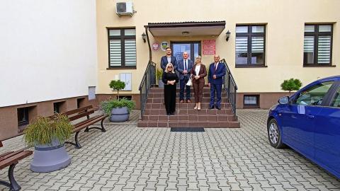 Wizyta władz Gminy Wysokie w Gminie Podegrodzie