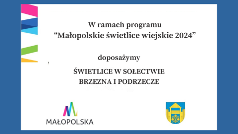 Doposażamy kolejne świetlice wiejskie