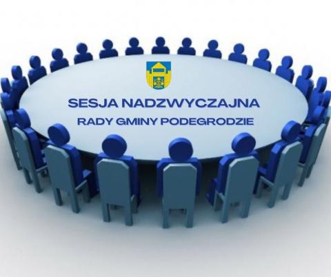 Zaproszenie na Sesję Nadzwyczajną Rady Gminy Podegrodzie