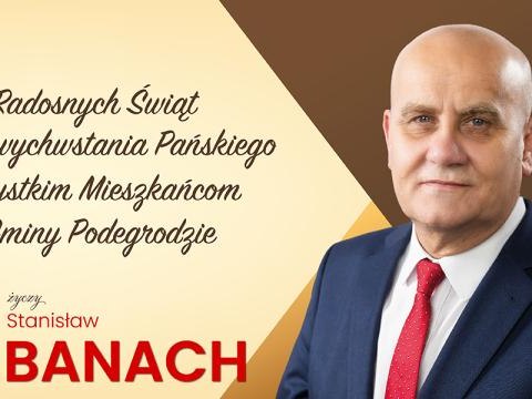 Życzenia Wielkanocne Wójta Gminy Podegrodzie