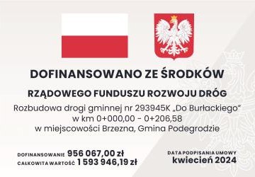 Rozbudowa drogi gminnej „Do Burłackiego” - Brzezna