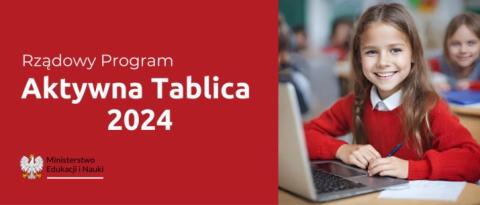 Gmina Podegrodzie objęta wsparciem finansowym w ramach programu „Aktywna Tablica” na rok 2024