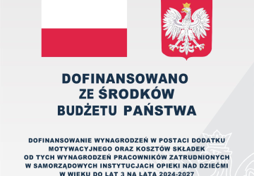 Dodatek motywacyjny dla pracowników żłobka