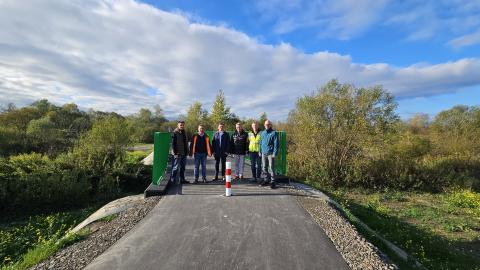 Budowa blisko 2,8 km nowej ścieżki rowerowej w miejscowości Świniarsko, Podrzecze oraz Brzezna - zakończona
