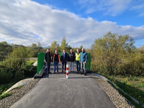 Budowa blisko 2,8 km nowej ścieżki rowerowej w miejscowości Świniarsko, Podrzecze oraz Brzezna - zakończona