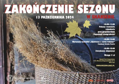 Zakończenie sezonu turystycznego w Sądeckim Parku Etnograficznym