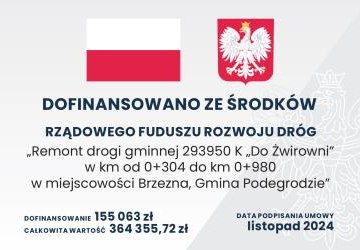 Remont drogi gminnej na „Do żwirowni” – Brzezna