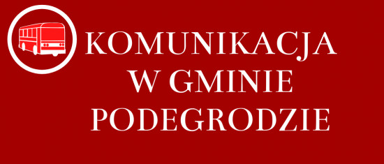 Rozkład jazdy autobusów i busów na terenie Gminy Podegrodzie