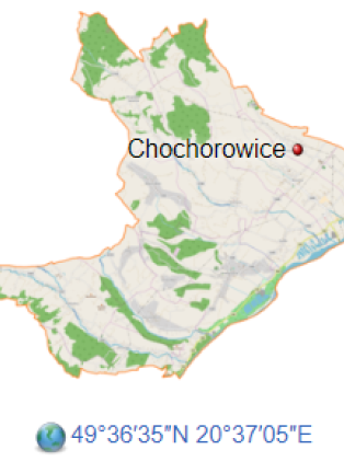 Chochorowice mapa
